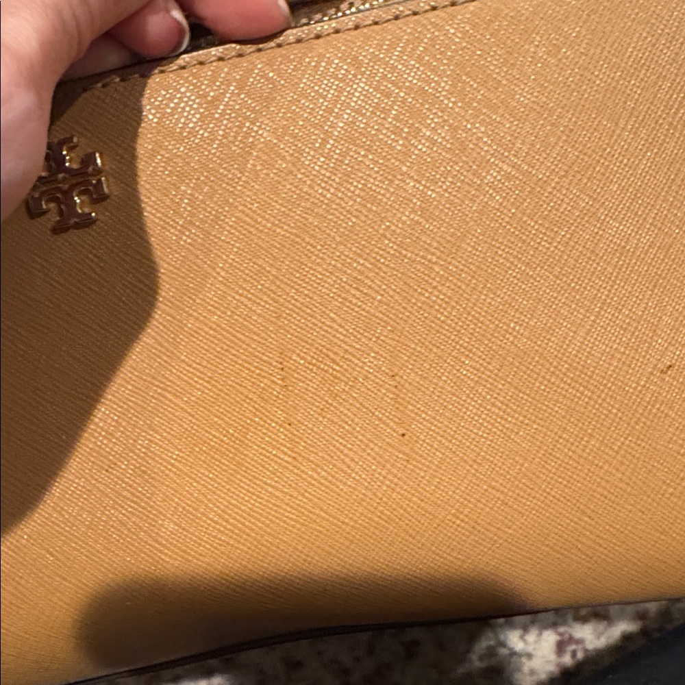 Tory Burch Camel Leather Backpack - Picture 2 of 9